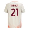 Oficiální Fotbalový Dres AS Řím Dybala 21 Hostující 2024-25 pro Děti